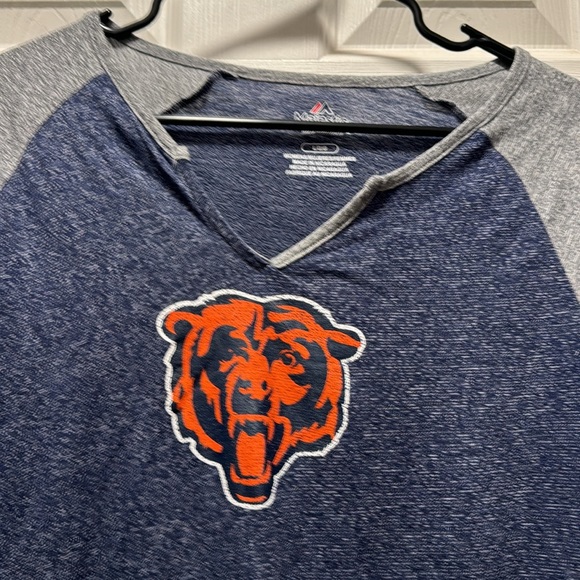 Chicago Bears shirt women Large by Majestic - Picture 4 of 6